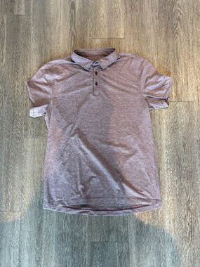 Lululemon Evolution Polo - Light Purple/Grey - Size M